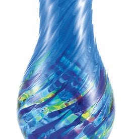 GESVN103S VASE BLUE ISLAND TWIST