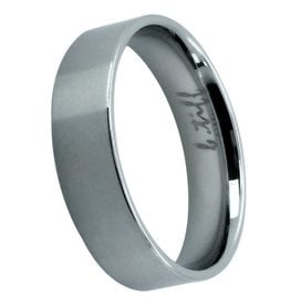 Brushed Stainless Steel Band - Size 6