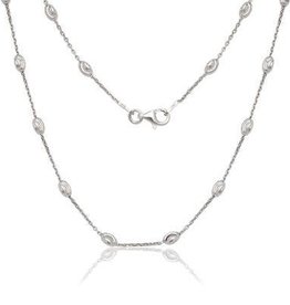 CLAQ-5469-20H SS D/C MOON BEAD CHAIN 20"