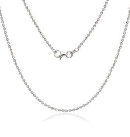 CLAQ-5462-18H SS 1.8MM D/C MOON/BEAD 18"