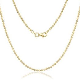 CLAQ-5464-30H SS/GP D/C MOON/BEAD 30"