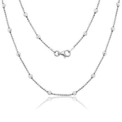CLAQ-5466-30H SS 3.2MM D/C MOON BEAD 30"