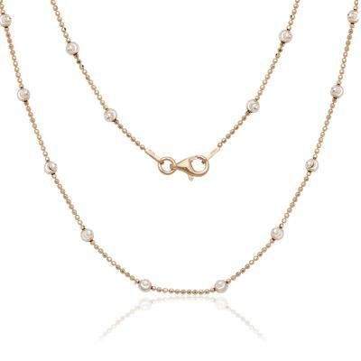 CLAQ-5468-24H SS/RP D/C MOON BEAD  24"