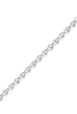 CLAR-9099H SS D/C BEAD ANKLET 9"+1"