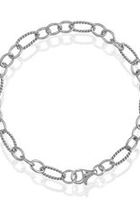 CLAS-4522H SS OVAL LINK BRACELET 7.5"