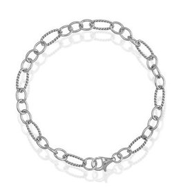 CLAS-4522H SS OVAL LINK BRACELET 7.5"