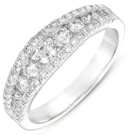 S. Kashi 14k  Diamond Channel Set Ring  .79 CTW