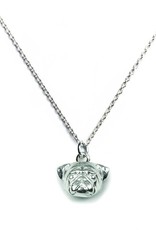 Coles of London Dog Fever Silver Pug Pendant Necklace