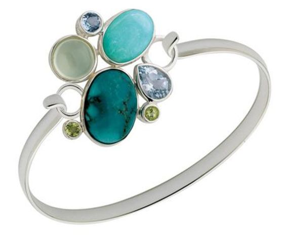 Rock Garden Turquoise Convertible Clasp by LeStage
