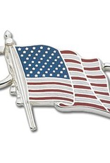 LeStage Sterling Silver Flag Clasp