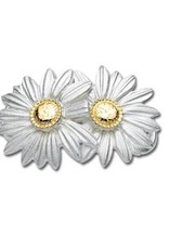 LeStage SS & 14K Daisies Clasp
