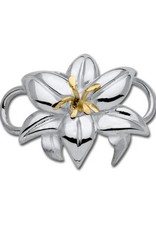 LeStage SS & 14K Yellow Gold Lily Clasp