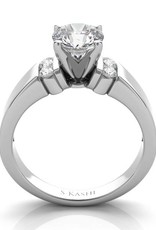 S. Kashi S. Kashi 14K White Gold Semi - Mount