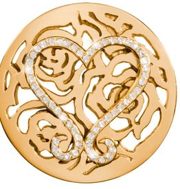 'Lovely Roses' Large Gold Coin