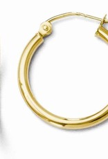 14K YG Hoop Earrings