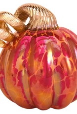 Royal Red Glass Pumpkin - Small