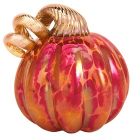 Royal Red Glass Pumpkin - Small