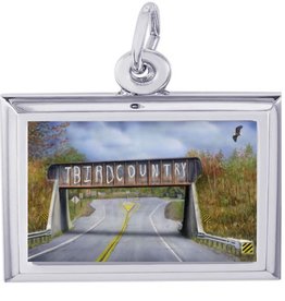 "T-Bird Country" Bridge Charm - Large