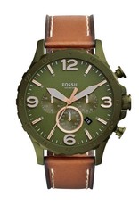 The Fossil Group Nate Collection - Olive Green & leather