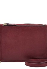 The Fossil Group Campbell Crossbody Purse in Cabernet