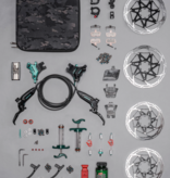 Sram Sram Motive Ultimate Stealth Expert MTB Hydraulic Disc Brake Pair Teal Kit