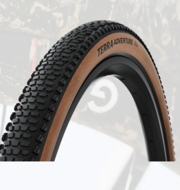 Continental Continental Terra Adventure Tire - 700 x 45 / 29 x 1.75, Tubeless, Folding, Black/Transparent, Grip, Trail Casing, E25