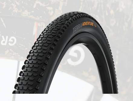Continental Continental Terra Adventure Tire - 700 x 50 / 29 x 2.00, Tubeless, Folding, Black, Grip, Trail Casing, E25