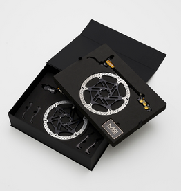 Hope Evo V6Ti - Mono Edition Set - 200/220mm - Braided Gold/Black Brake