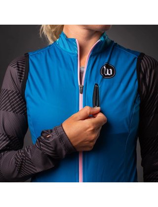 Wattie Ink Women's Thermal Vest Teal