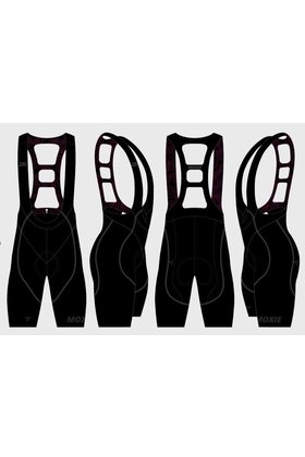 Moxie "Shark Week" Shop Bibs (Men's & Women's) Black