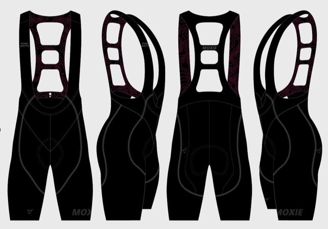 Moxie "Shark Week" Shop Bibs (Men's & Women's) Black