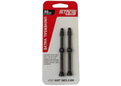 Stan's NoTubes Alloy Valve Stems - 80mm, Pair, Black