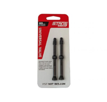 Stan's NoTubes Alloy Valve Stems - 80mm, Pair, Black