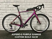 Cervelo Aspero-5 Purple Sunrise Custom Build 56cm