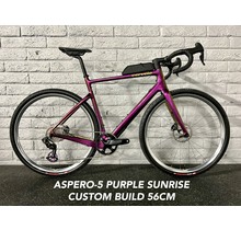 Cervelo Aspero-5 Purple Sunrise Custom Build 56cm