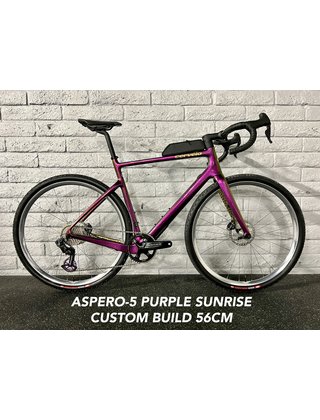 Cervelo Aspero-5 Purple Sunrise Custom Build 56cm
