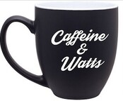 Caffeine & Watts Coffee Cup