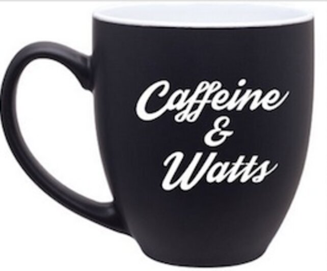 Caffeine & Watts Coffee Cup