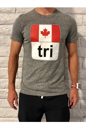 Canada Flag Tri Tee Mens'
