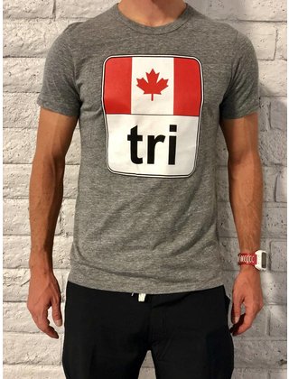 Canada Flag Tri Tee Mens'
