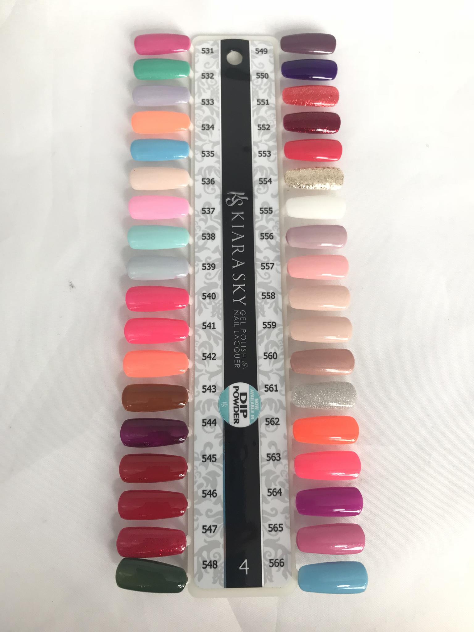 kiara sky matching large sale sunshine nail supply kiara sky color chart