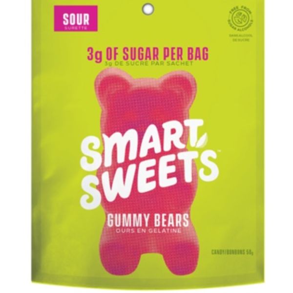 Smart Sweets Smart Sweets Seriously Sour Gummy Bears 50g