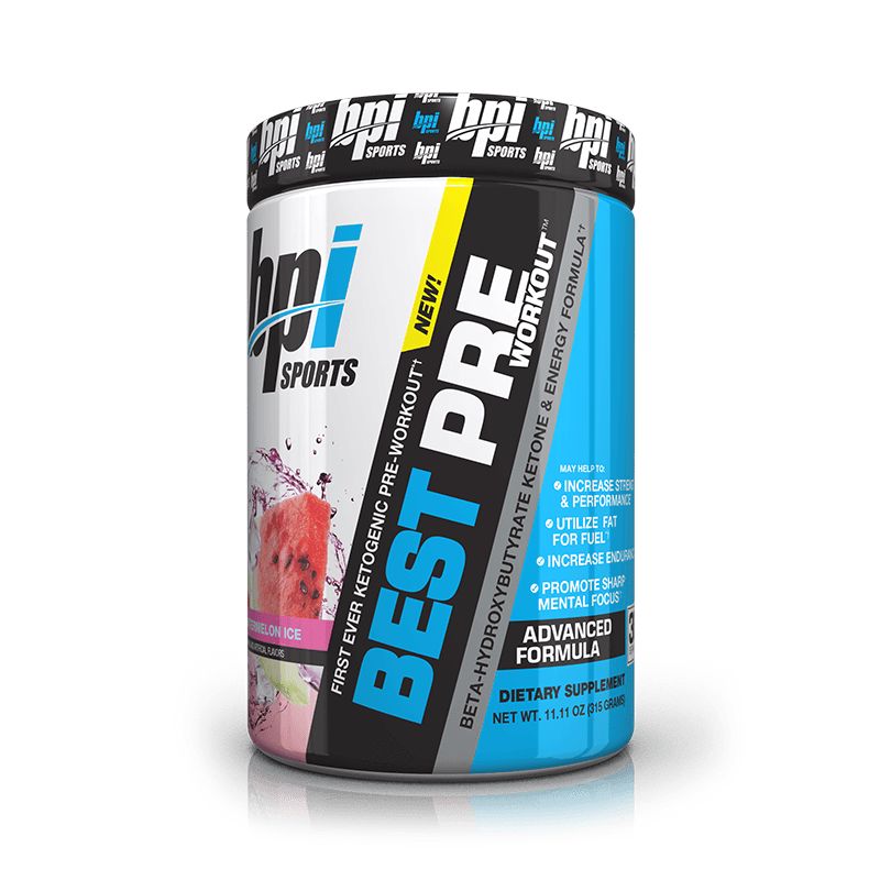 BPI Keto Best PreWorkout Watermelon Ice 315g Vitamin