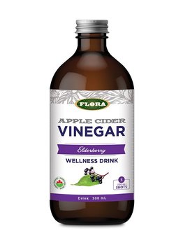 Flora Flora Apple Cider Vinegar Elderberry 500 ml