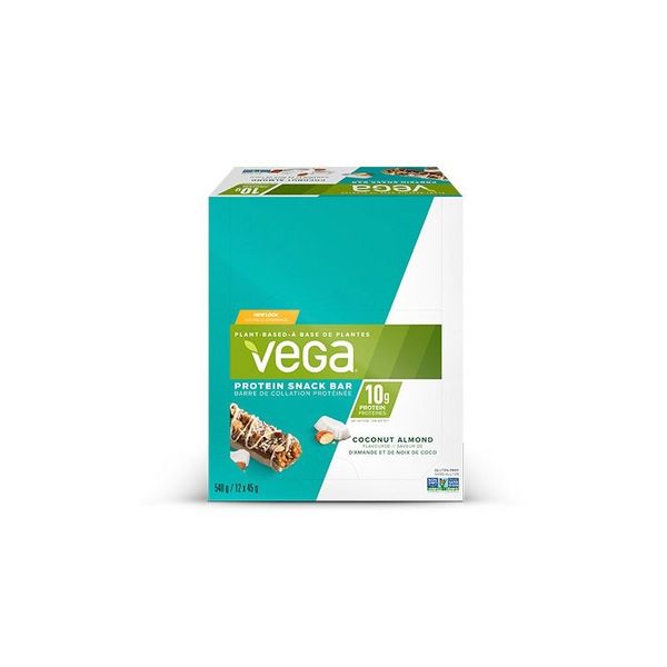 Vega VEGA Protein Snack Bar Coconut Almond 12 X 45g