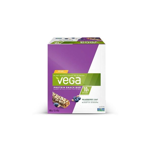 Vega VEGA Protein Snack Bar Blueberry Oat 12 X 45g