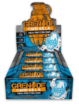 Grenade Carb Killa Cookies & Cream 12 X 60g