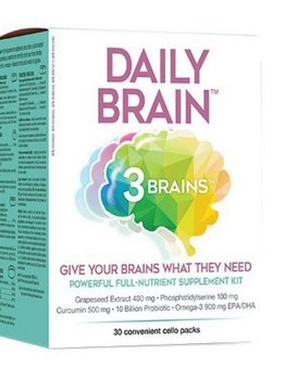 3 Brains Three Brains Daily Brain 30 packs