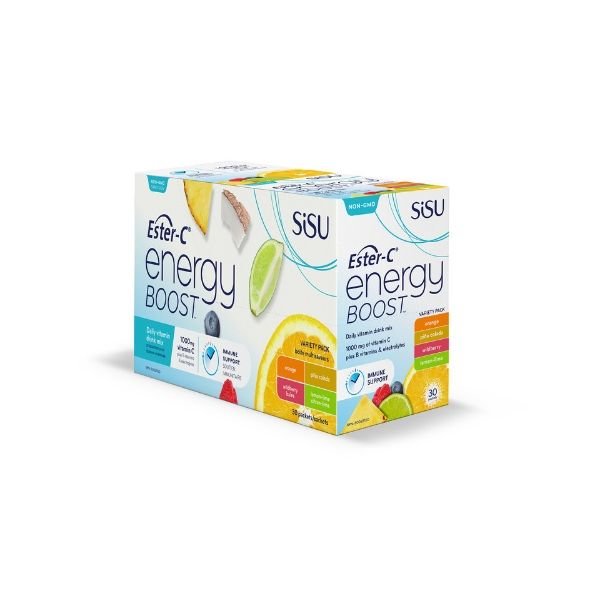 SISU SISU Ester-C Energy Boost 30 packs Variety