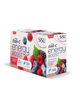 SISU SISU Ester-C Energy Boost 30 packs WildBerry